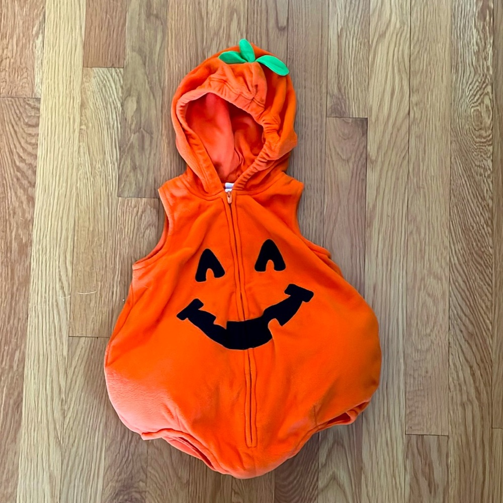 Pumpkin Halloween costume baby 12 month